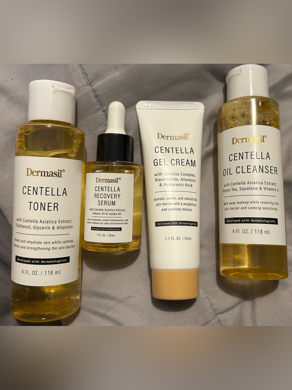 Centella skincare routine Brand Dermasil